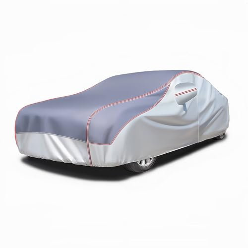 Autoabdeckung Anti-Hagel für Toyota Corolla Cross, Kratzfeste Antifouling-Autoschutzhülle aus Baumwolle Robustes Oxford-Gewebe wasserdichte Outdoor-Autoabdeckung mit Reißverschluss