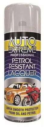 GSV Essentials 400ML Petrol Resistant Clear Lacquer Spray Paint, Aerosol Form, Long-Lasting Protection Against Wear, Scratches, Versatile Uses, (1PCS)