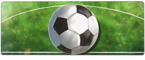 Modisches Fußball-Sport-Mauspad – 30 cm x 80 cm Schreibtischunterlage, rutschfestes Gummi-Mauspad für Computer-Tastatur, perfekt für Büro und Gaming