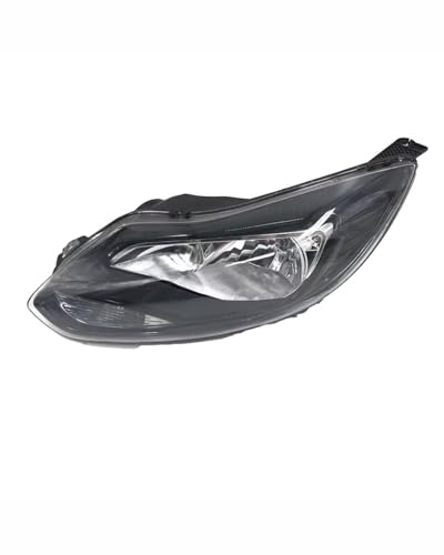 HCYZYU Faro Principal Conjunto Faros Coche Para Ford Focus 2012-2014 Faros Delanteros(Black background left)