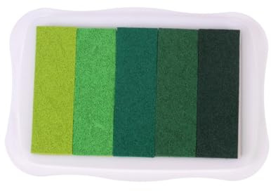 Veemoon Farben Gradient Stempelkissen Handbedruckte Craft Stempelfarbe Für Hochzeit DIY Kunstprojekte Wasserbasierte Tinte Schnell Trocknend Vielseitig Einsetzbar
