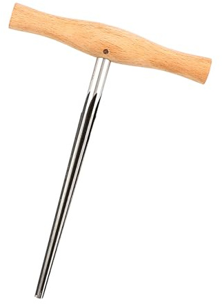 Violin Peg Hole Reamer with Wood Handle 1:30 Taper 3/4 4/4 Viola Peg Reamer T Handle Bridge Pin Reamer Easy