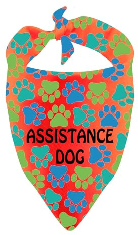Assistance Hundehalstuch, Hunde-Halstuch, Geschenk (Assistenzhund)