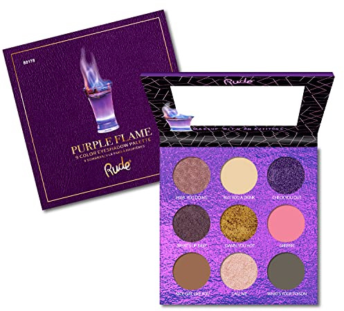 Rude Cocktail Party 9 Eyeshadow Pallete Purple Flame 11.25g