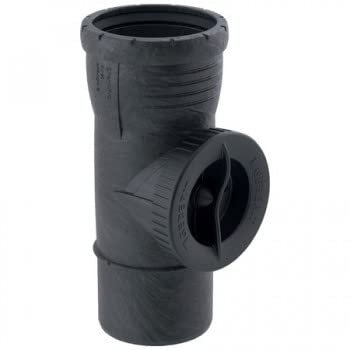 Geberit Silent-Pro Reinigungsrohr runde Öffnung, DN 90-90°