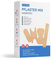 Pflaster Mix Set wasserfest - 50 Stk Beige - Box mit Fingerpflaster lang, Fingerkuppenpflaster, Gelenkpflaster & Strips - Pflasterbox gefüllt für Reise & Büro - Pflasterset - band aid