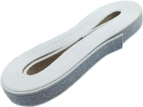 Virsus Cintino per Tapparelle Avvolgibili in Cotone 040N, Lunghezza 7,5 Metri, Bicolore Grigio e Beige, Cinghia per Tapparella, Super Resistente, Corda per Porte e Finestre