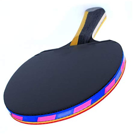 Tischtennisschläger, Tischtennisschläger, Ping-Pong-Paddel, Carbonboden, Profi-Schläger, Single Shot, mit Schläger und Geschenkverpackung, Tischtennisschläger, Tischtennis-Paddel-Set