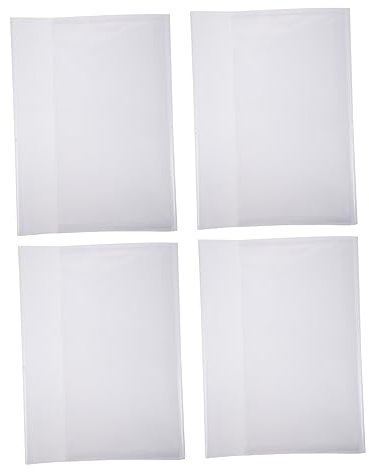 Tofficu 20stücke Transparent Buchhüllen Rissfest Und Schutz Für Schulbücher Heftumschläge Notizbücher Einfaches Handling Und Langlebig Für Schüler Und Buchliebhaber