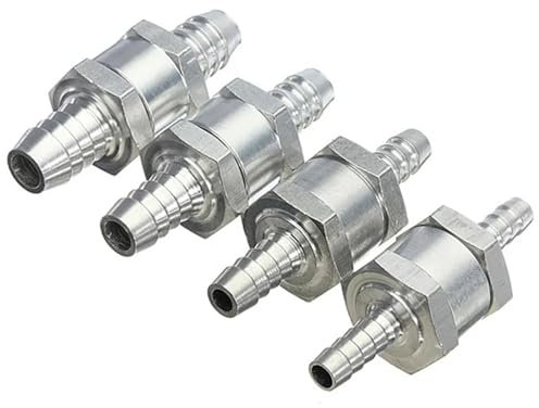 MEXEWORD 1 clapet Anti-Retour de Carburant unidirectionnel 6/8/10/12/14/16 mm 6 Tailles de soupapes en Alliage d'aluminium clapet Anti-Retour de Carburant unidirectionnel for carburateur(16mm)