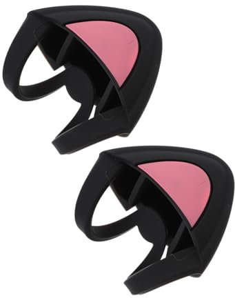 OSOLADY 1pair Cat Ear Headset Decor Adornments for Headphones Unique and Easy Install Decorations for Headsets for Gaming and Everyday Use