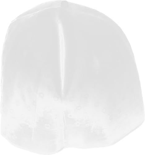 Amosfun Cuffia Accessorio per Meches e Styling la Colorazione dei Chioma in Silicone Stili multipli Bianco Cordino, Vestibilità Confortevole per Tintura Fai da Te a Casa