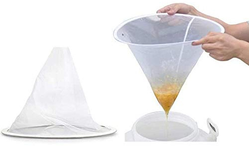 Honey Strainer Filter 2pcs Net Screen Food Filter Apiary Equipment Extraction Tool