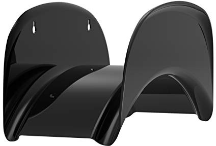 Gardzen Heavy Duty Hose Holder Wall Mount Black