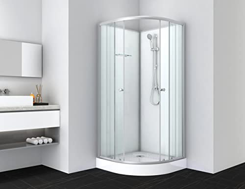 Cabina de ducha completa Ocean, 80 x 80/90 x 90 x 203, 80 x 80 cm