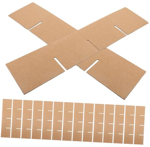 SOESFOUFU 6Pcs Transport Carton Partition Dividers for Moving Boxes Packing Boxes Protection Inserts 3 3 Inch Grid Size Cardboard Box Dividers for Small Product Packaging