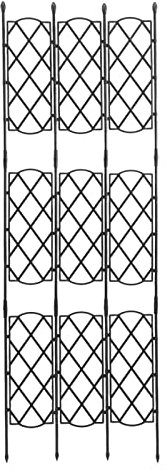 POPETPOP Indoor Plant Trellis Flower Support Rack Metal Garden Supplies Sturdy Stake for Climbing Plants