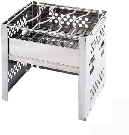 Picknickgrill Grill Campinggrill Outdoor Indoor Barbecue Holzkohlegrill Edelstahl Klappbarer Campingkocher BBQ Grills