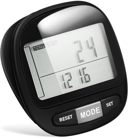 Parliky Großer Digitaler Schrittzähler Mit Clip Tragbarer Pedometer Für Präzise Schrittverfolgung Technologie Leicht Und Benutzerfreundlich Für Outdoor-aktivitäten
