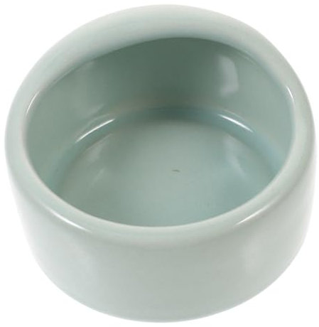 SEWOART 3pcs Chew Resistant Ceramic Hamster Bowl Tilt Bowl for Gerbils Pet Supplies Small Ceramic