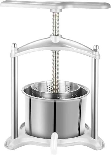 FUEPRFL Manual Wine And Fruits, 3L Stainless Steel Manual Spermidor For Household Machine, Vegetable Tincture And Cider ~/