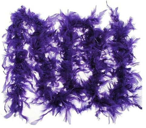 2m Flauschige Marabu Federboa - Basteln Flauschige Truthahnfedern Boa, Frauen Fasching Federboa, Kinder Federboa, Kostüm-Federboas, Federstola Federschal Kostüm, Federboas Für Kleid Für Damen Kinder