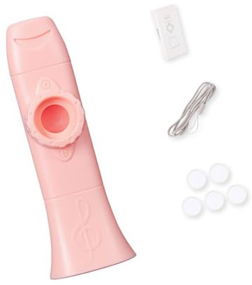 Fazvncv Professionelles Kazoo-Instrument mit Umhängeband und 5 Ersatzmembranen für Kinder, Erwachsene, Musikbegeisterte und Anfänger