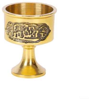 Coppa in rame unica per rituali, festival e offerte ancestrali Bella artigianato (S)