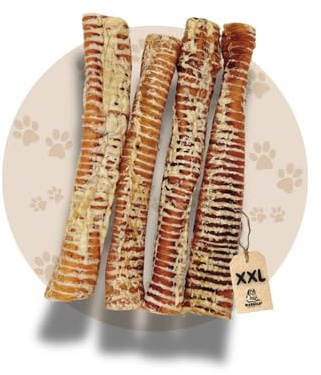 Warnick's Hundesnack Rinderstrossen XXL - 1 kg | Naturkausnack für Hunde aus 100% Rind - Fettarm, proteinreich & luftgetrocknet - Ohne Zusätze - Ideal zur Zahnpflege
