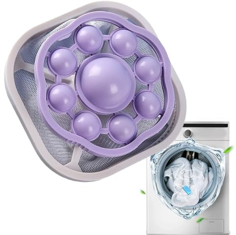 Bolsa de filtro de pelusa para lavadora, máquina de lavandería de malla flotante, red de limpieza reutilizable, recogedor de escombros, protector de tela, herramienta multifunción para el cuidado de