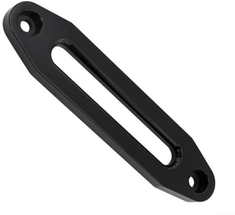 Corde de treuil tout-terrain en nylon, guide en aluminium pour une performance améliorée et une récupération du véhicule (blakc)