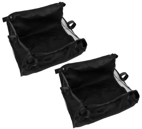 HYTROVE Organizador de Cochecito Bolsa de Pañales para Ñiño 2 Piezas Gran Capacidad y Tela Oxford Ligera para Cesta de Almacenamiento en Carrito