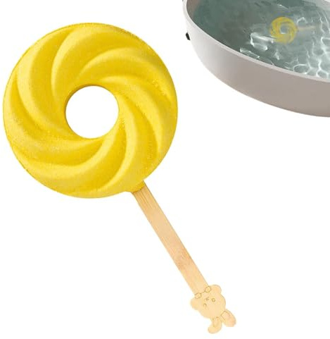 Ensemble de boules de bain - Forme mignonne de sucette, vapeur de douche, bombes de bain faites à la main, détente spa pour , soins de soi d'été, cadeau de Noël pour garçons et filles