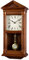 Reloj de Pared de péndulo 49cm, Reloj de pendulo, Reloj de carrillon Antes de Las campanadas, Fabricado en Madera. Disponible en num. Romanos