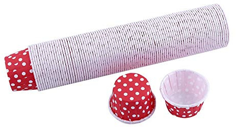 Cupcake Cases 1.97in, Non-Stick & Heat Safe, 100 Pack