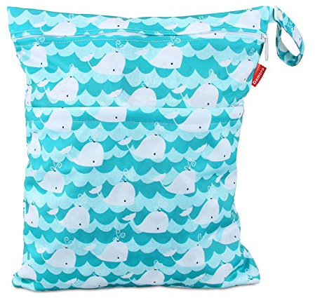 Damero Sac à Couche de Bébé Réutilisable, Sac à Couches Lavables Organisateur pour les Couches de Bébé, les Vêtements Sales et Plus Encore