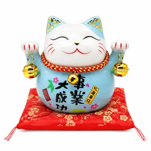 Starlet24 12cm Spardose Keramik Winkekatze Glückskatze Glücksbringer Maneki Neko HF17039-4