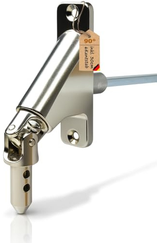 Rolladen Gelenklager 90° Lager Getriebe für Rolladen Rolladenlager Rolladen Kurbelgetriebe Gelenklager Kurbelgelenk Gelenkplatte Gelenkkurbel Rolladengelenk 90 Grad 23x85 mm 6Kant 6mm 12 mm Zapfen
