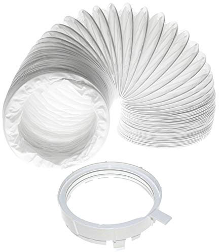 Spares2go 2 m Tuyau d'aération + adaptateur/connecteur Bague pour John Lewis Jldv02, Jldv08, Jlv09 sèche linge