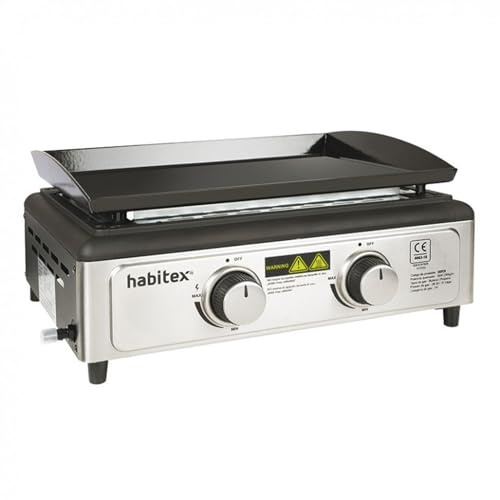 Habitex Barbacoa-Plancha Gas BT 50. 53x46x23 cm