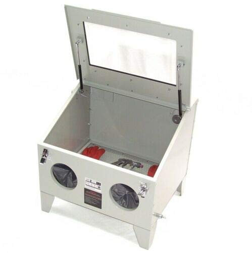 Sandstrahlkabine Sandstrahlgerät PROFI 195 Sandstrahlen Sandstrahler 07049 LED AWZ