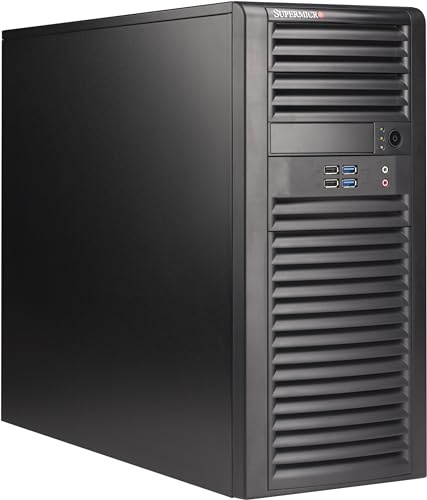 Supermicro 252467 Cs Cse-732d4-668b Mid-tower 2x5.25external 4x3.5internal Black