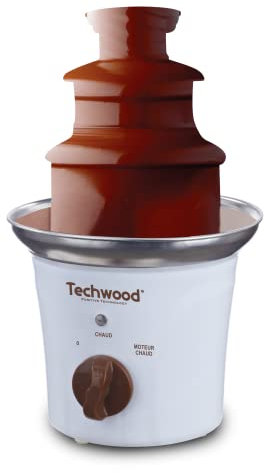Techwood Tfc-740 Fontaine à Chocolat Blanche