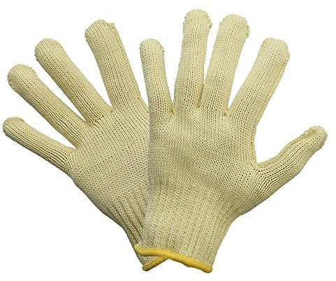 Axdwfd Guanti Protettivi, Guanti Antiscivolo Resistenti al Taglio, Guanti da Lavoro di Sicurezza, Guanti da Taglio Protettivi di Grado 5, Guanti da Cucina, Grado Alimentare (Color : Yellow)