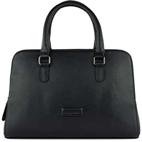 bugatti Elsa Damen Lederhandtasche, elegante Handtasche
