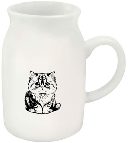 Azeeda 300ml 'Persian Cat' Ceramic Milk Jug (MJ00014124)