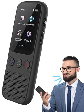Traductor instantáneo sin WiFi, dispositivo traductor sin necesidad de WiFi | Dispositivo de traducción Traductor en tiempo real para viajes,, No se necesita WiFi, dispositivo de traducción, 138 idiom