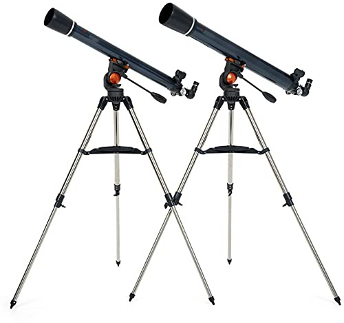 Tragbares Teleskop für Erwachsene, 70 mm Öffnung und 700 mm Brennweite, Astronomie-Teleskop für Anfänger mit verstellbarem Stativ, vollständig mehrfachbeschichtete Optik – Teleskope für die Astro