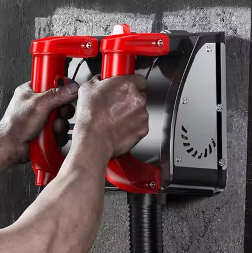 Pialla elettrica per pareti 1680W Pala per calcestruzzo elettrica Raschietto per pareti in stucco Piallatrice, Strumento per la decorazione di case per piallature di pareti, soffitti e pavimenti