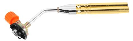 Abaodam Manual Start Torch Head Dual Tubes for Grilling Soldering Gas Torch for Cooking for Brazing